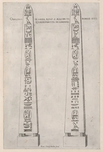 Speculum Romanae Magnificentiae: Egyptian Obelisk