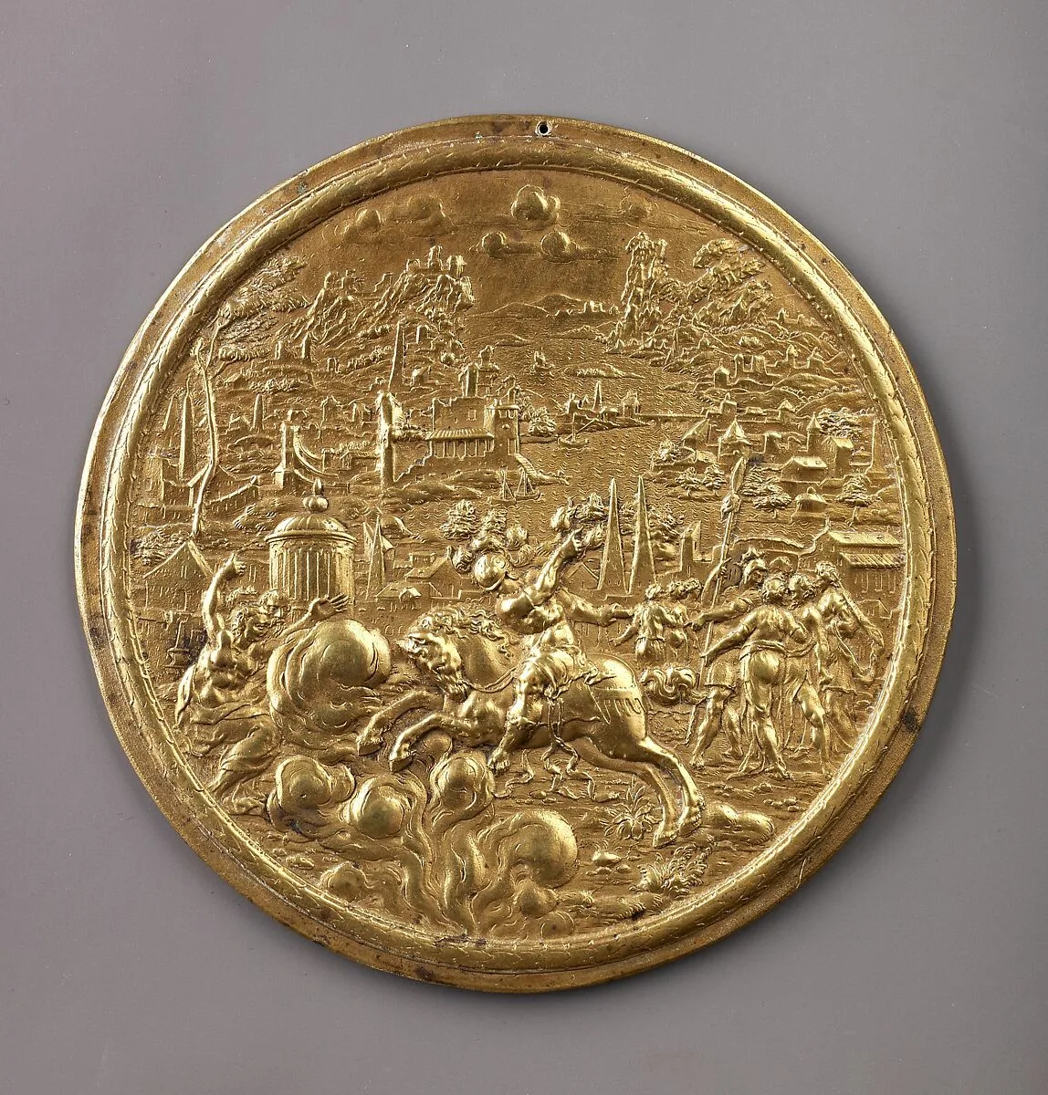Self-sacrifice of Marcus Curtius — Paulus Willemsz. van Vianen
