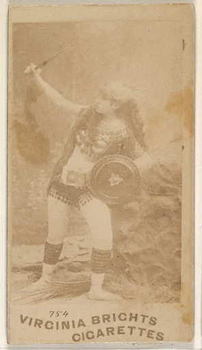 Card 754, from the Actors and Actresses series (N45, Type 5) for Virginia Brights Cigarettes