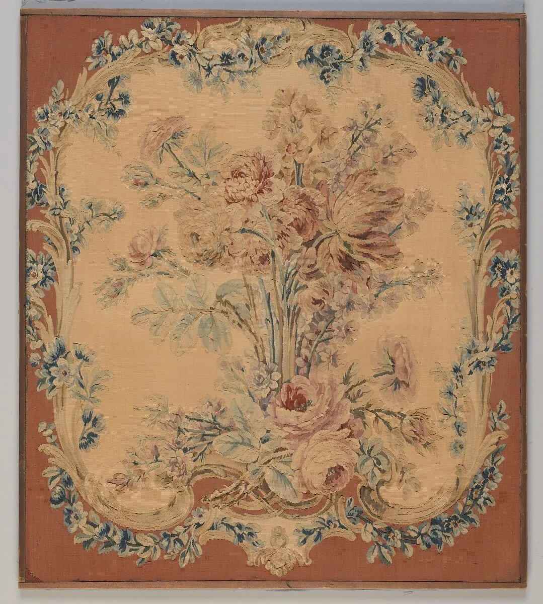 Pair of chair backs — Manufacture Nationale des Gobelins|Maurice Jacques