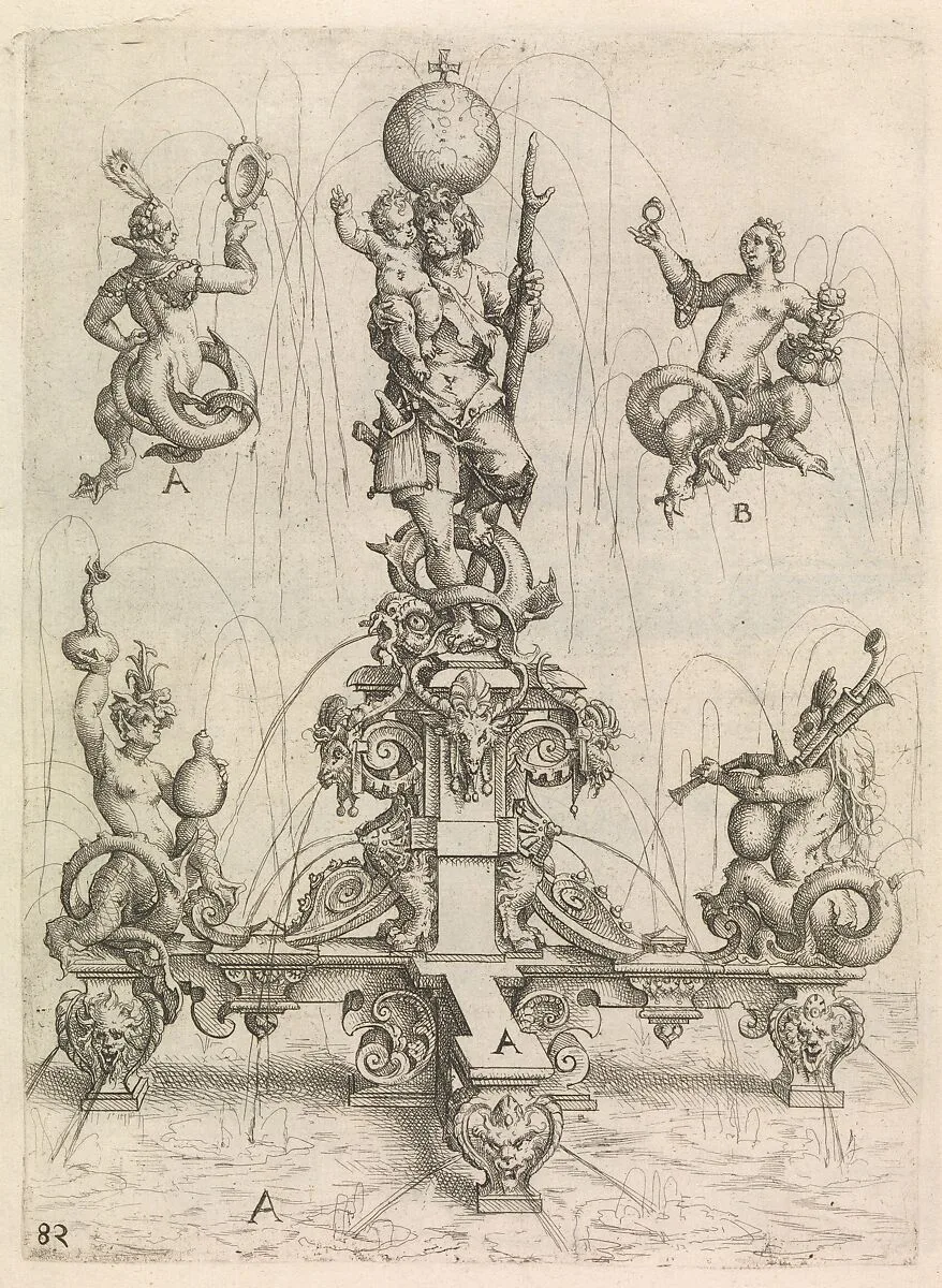 Architectura von Ausstheilung / Symmetria und Proportion der Fünff Seulen — Balthasar Caymocx|Wendel Dietterlin, the Elder