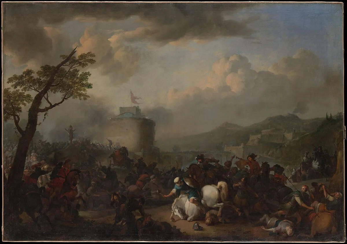 Battle Scene — Johannes Lingelbach