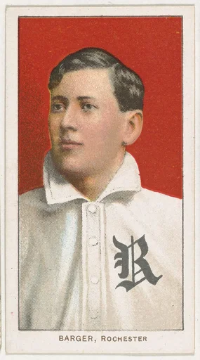 Barger, Rochester, Eastern League, from the White Border series (T206) for the American Tobacco Company
