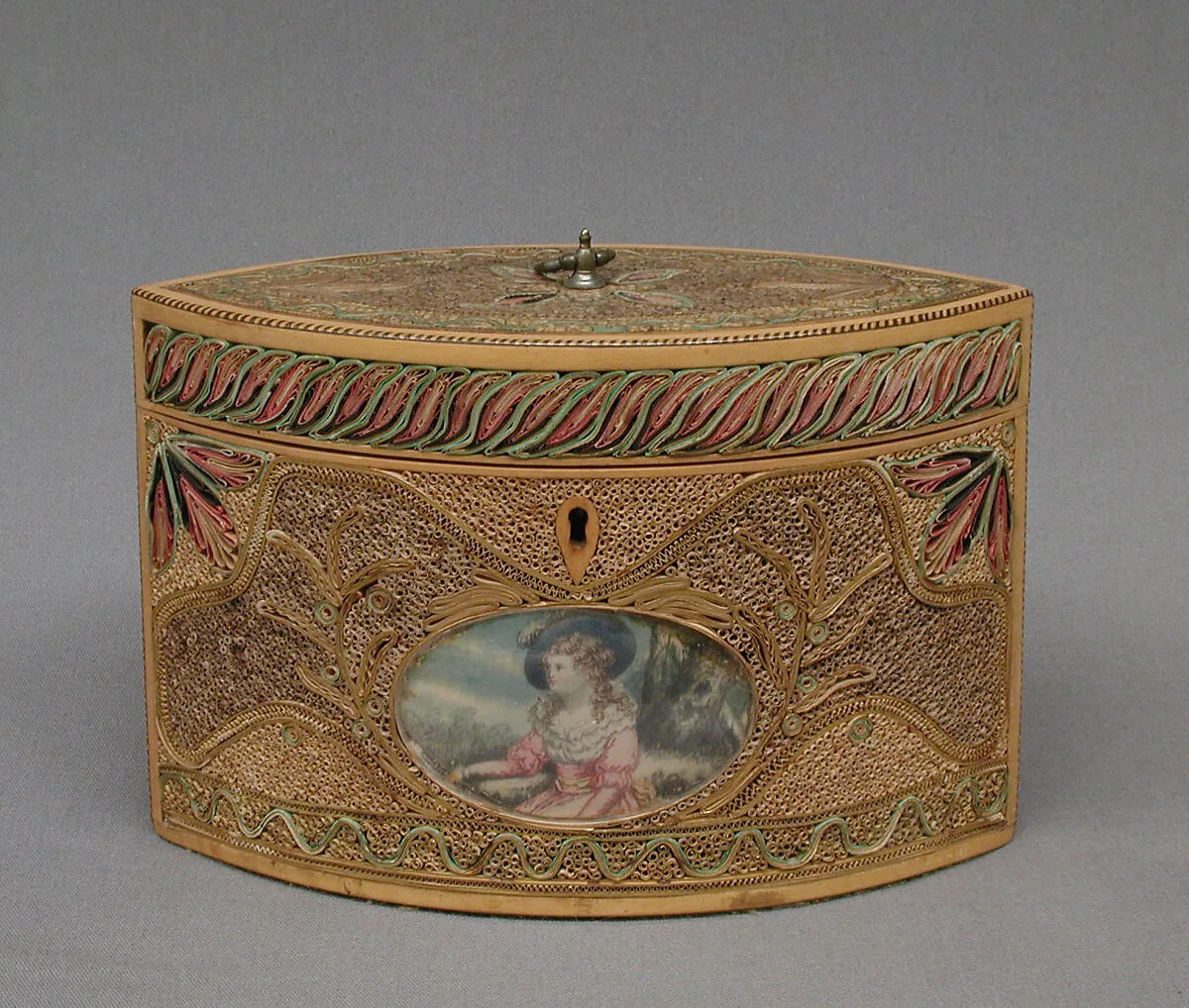 Tea caddy (one of a pair) — Unknown