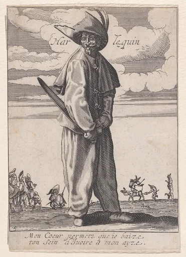 Le Zani ou Scapin, from "Les Trois Pantalons pièces appélees Les Trois Acteurs" (The Three Pants also called the Three Actors)