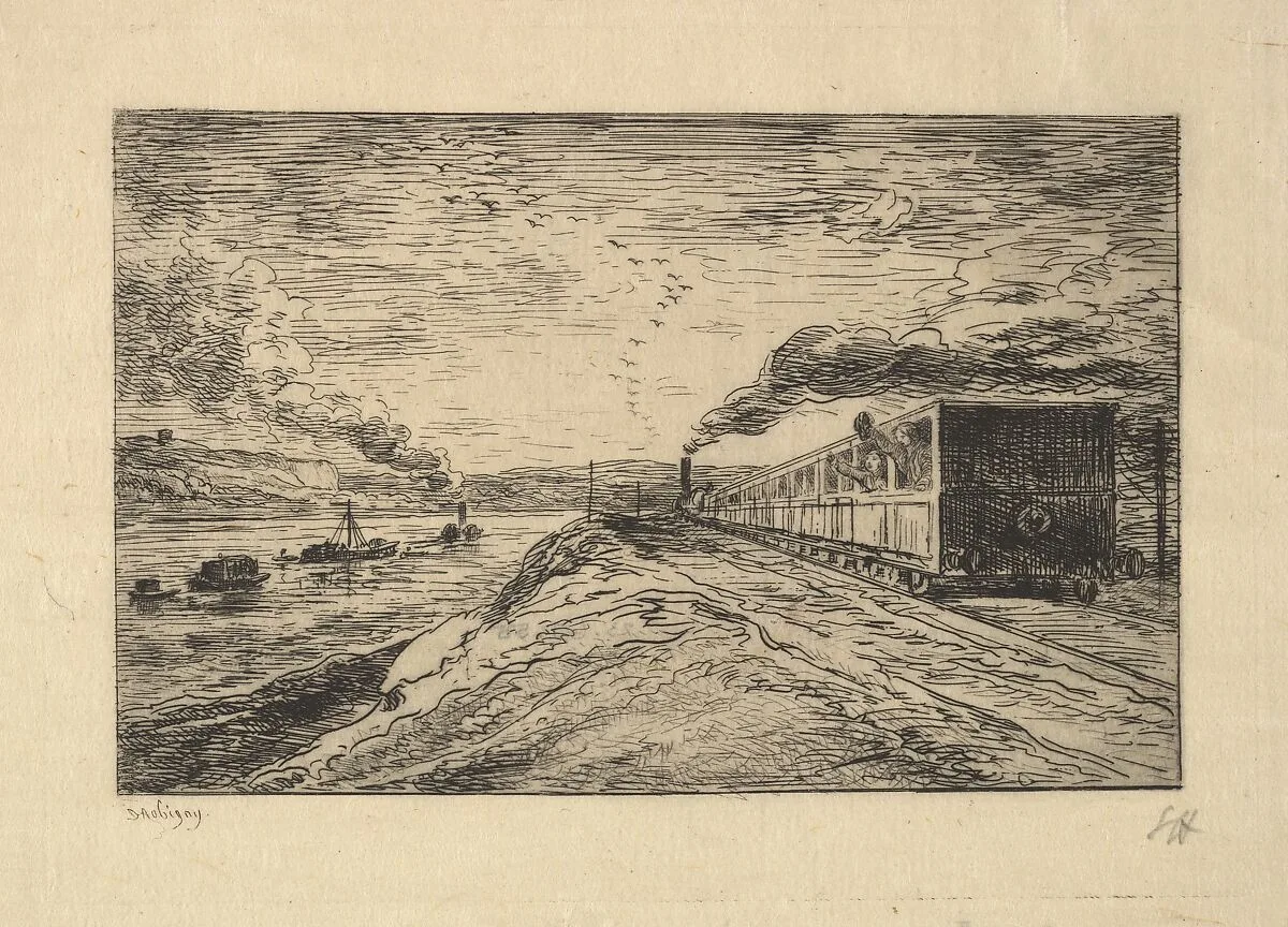 The Departure — Charles-François Daubigny