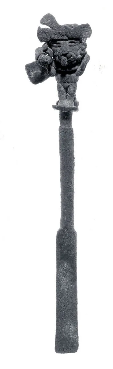 Knife with Masked Figure — Unknown