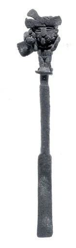 Knife with Masked Figure