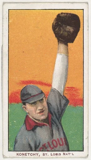 Konetchy, St. Louis, National League, from the White Border series (T206) for the American Tobacco Company