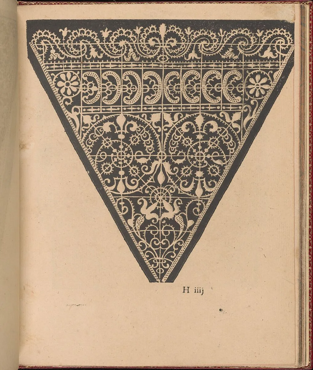 Les Singuliers et Nouveaux Portraicts... page 32 (recto) — Federico de Vinciolo|Jean Le Clerc|Henri III, King of France and Poland|Louise de Lorraine-Vaudemont|Chambolle-Duru