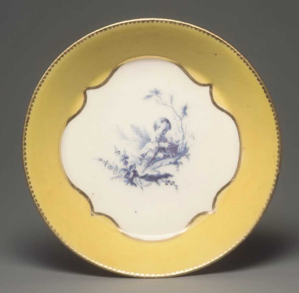 Saucer — Vincennes Manufactory|André-Vincent Vielliard