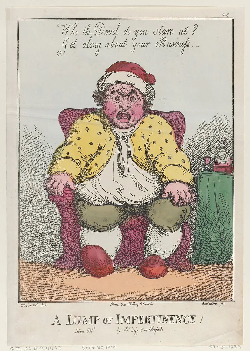 A Lump of Impertinence! — Thomas Rowlandson|George Murgatroyd Woodward|Thomas Tegg
