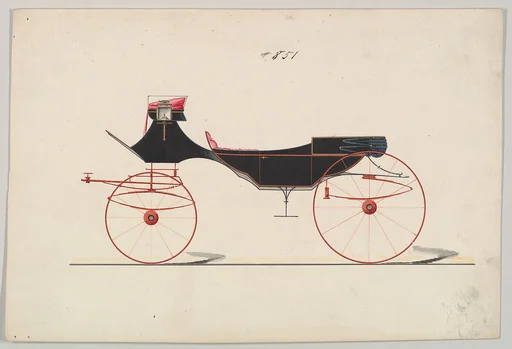 Design for Vis-à-vis/ Caleche, no. 851