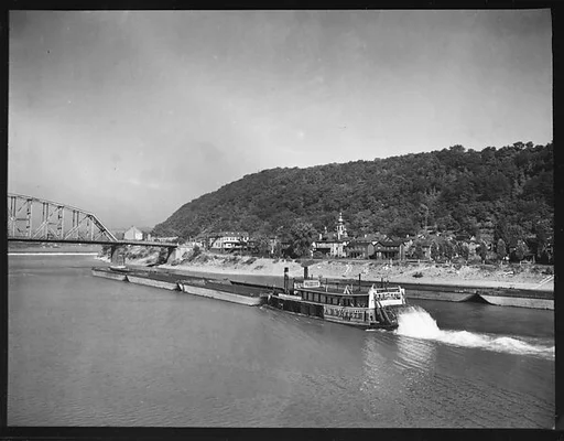 [Sternwheeler A.B. Sheets on River, Pittsburgh, Pennsylvania?]