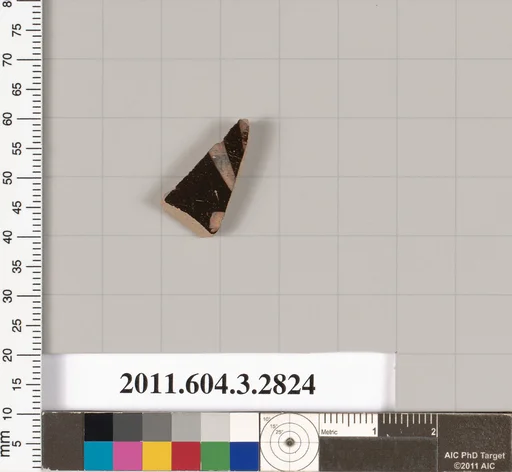 Terracotta fragment from a closed shape