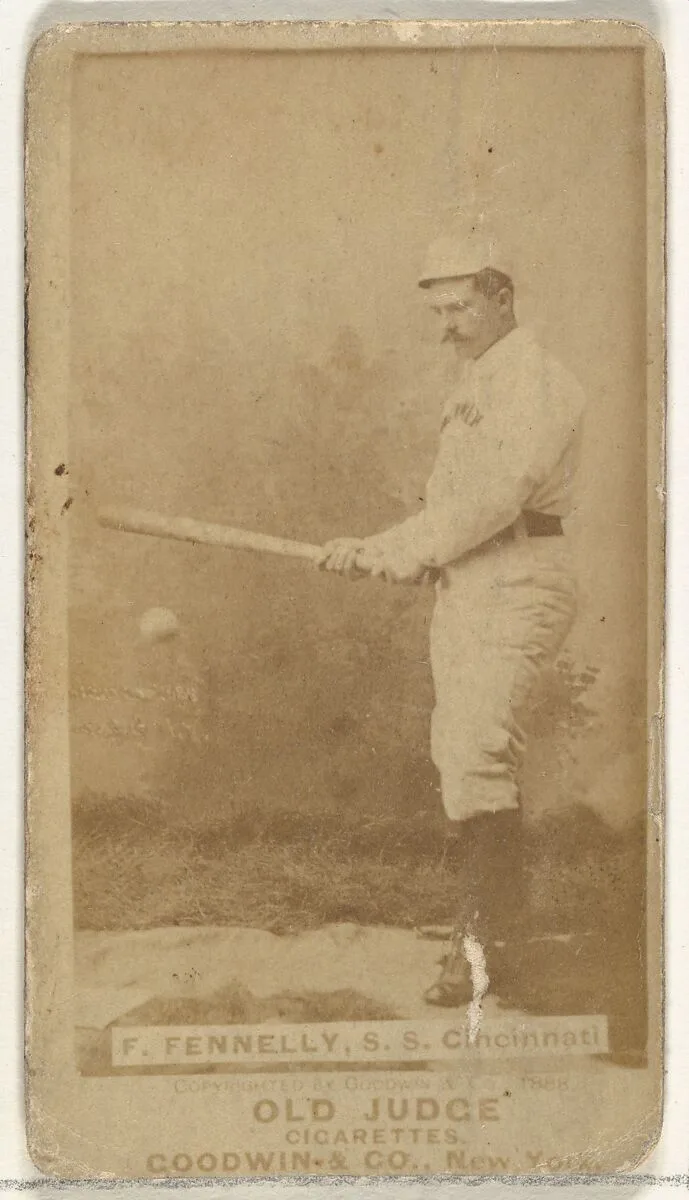 Francis John "Frank" Fennelly, Shortstop, Cincinnati, from the Old Judge series (N172) for Old Judge Cigarettes — Goodwin & Company