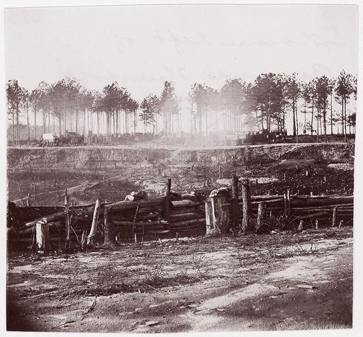 [Entrenchments on Left of Bermuda Hundred Lines, Near Richmond, Virginia]