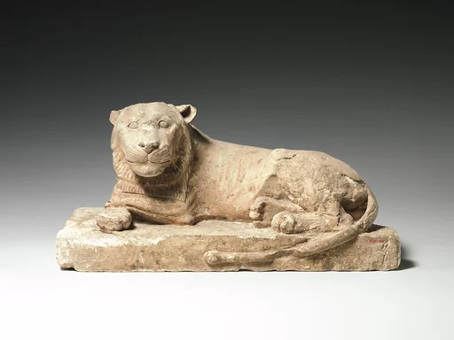 Reclining lion