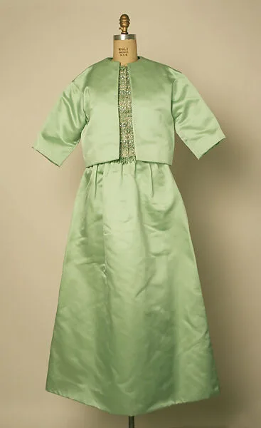 Evening ensemble — Cristobal Balenciaga|Roger Vivier|House of Balenciaga