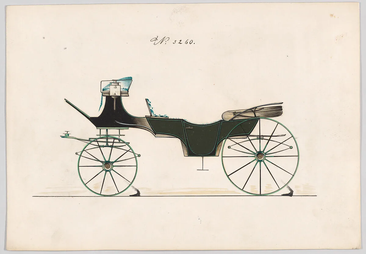 Design for Vis-à-vis, no. 3260 — Brewster & Co.