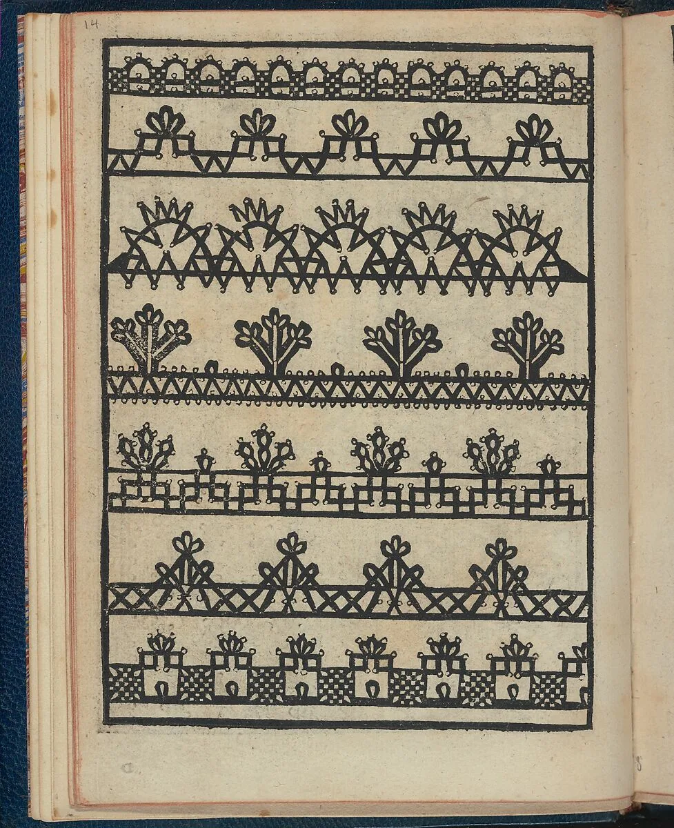 Le Pompe: Opera Nova, page 7 (verso) — Giovanni Battista & Marchio Sessa