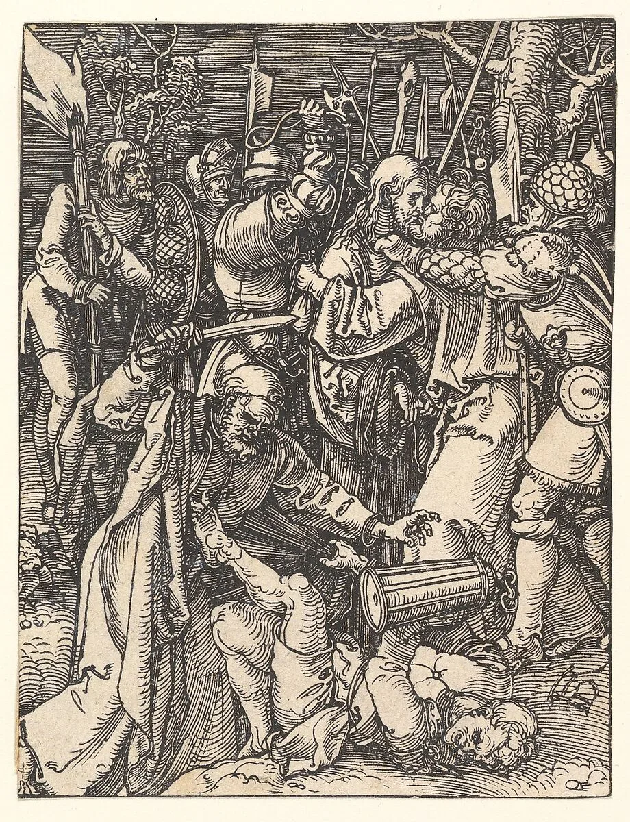 The Betrayal of Christ, from "The Small Passion" — Albrecht Dürer