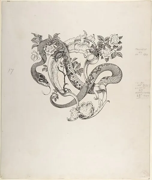 Unused Tailpiece Design for "The Duchess of Malfi" — Henry Weston Keen|John Webster|John Lane, The Bodley Head