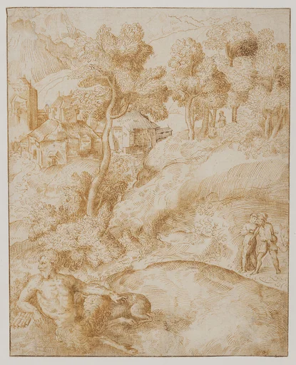Landscape with a Satyr
