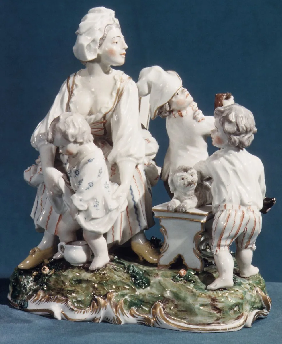The Naughty Children — Karl Gottlieb von Lück|Frankenthal Porcelain Manufactory|Karl Theodor period