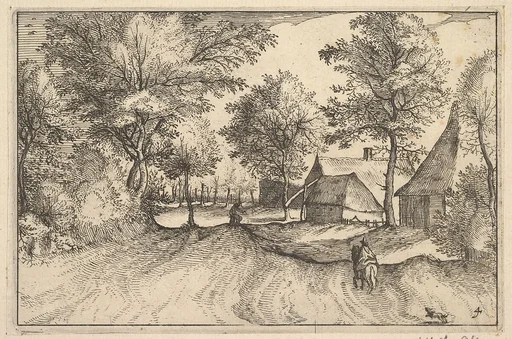 Village Road, plate 4 from "Regiunculae et Villae Aliquot Ducatus Brabantiae"