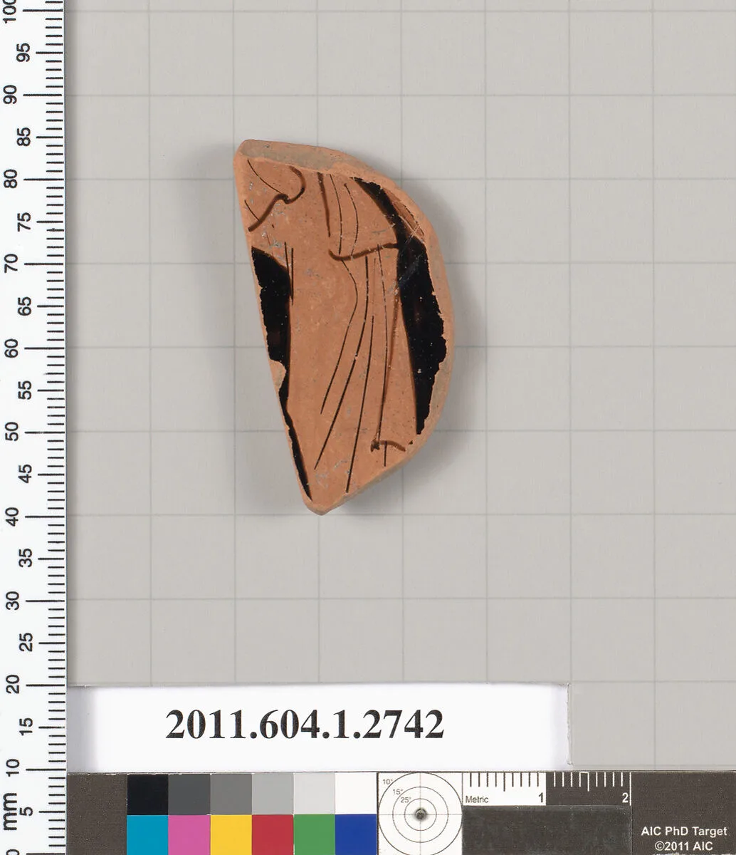 Terracotta fragment of a kylix (drinking cup) — Unknown