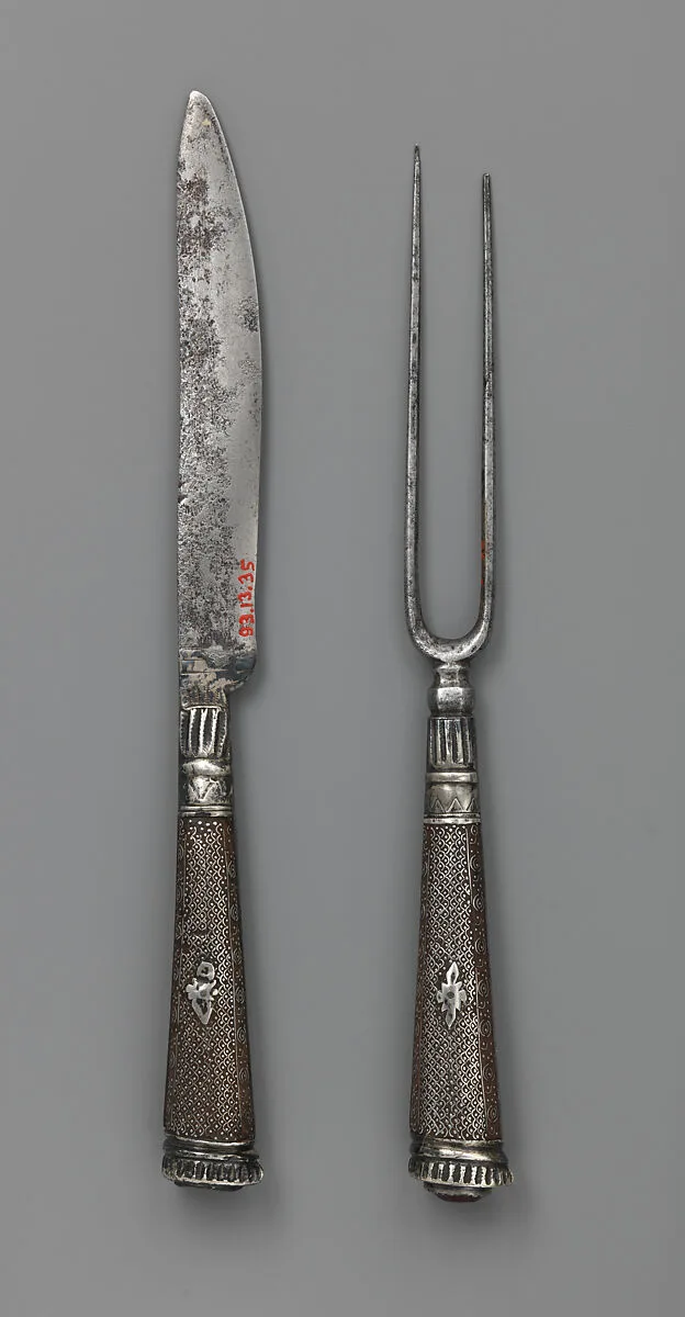 Table knife and fork — Unknown