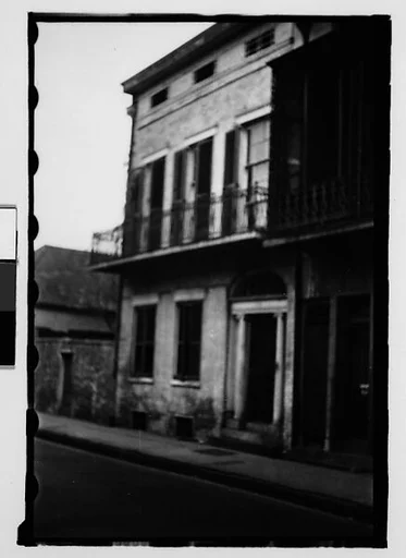 [Balconied House, from Automobile, New Orleans, Louisiana]