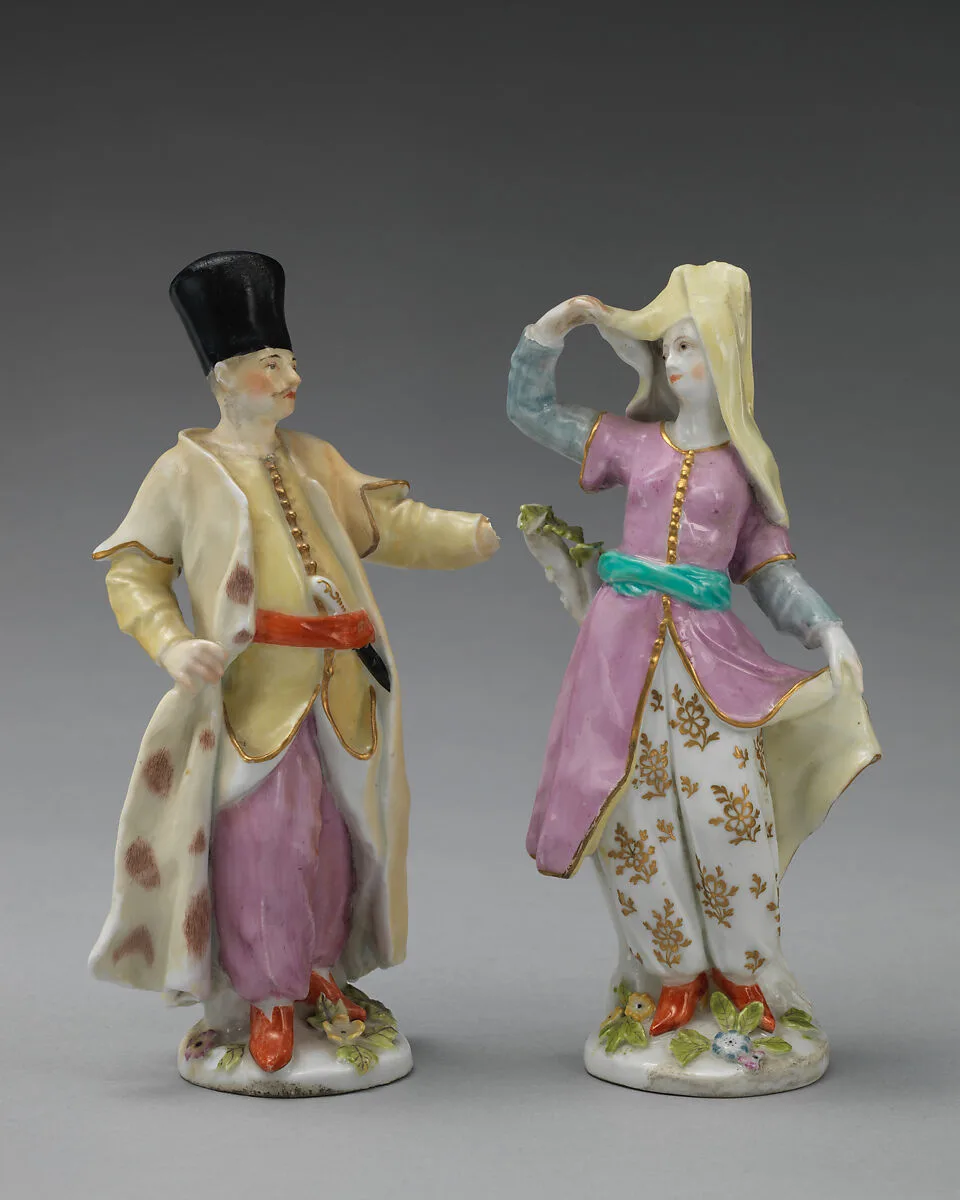 Turk and companion — Chelsea Porcelain Manufactory