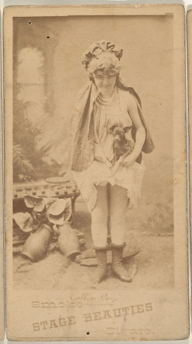 Lottie Roy, from the Actresses series (N666) to promote Stage Beauties Cigars — Unknown