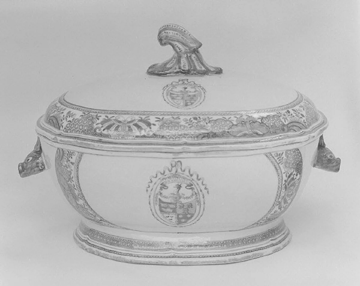 Tureen with cover (part of a service) — Unknown