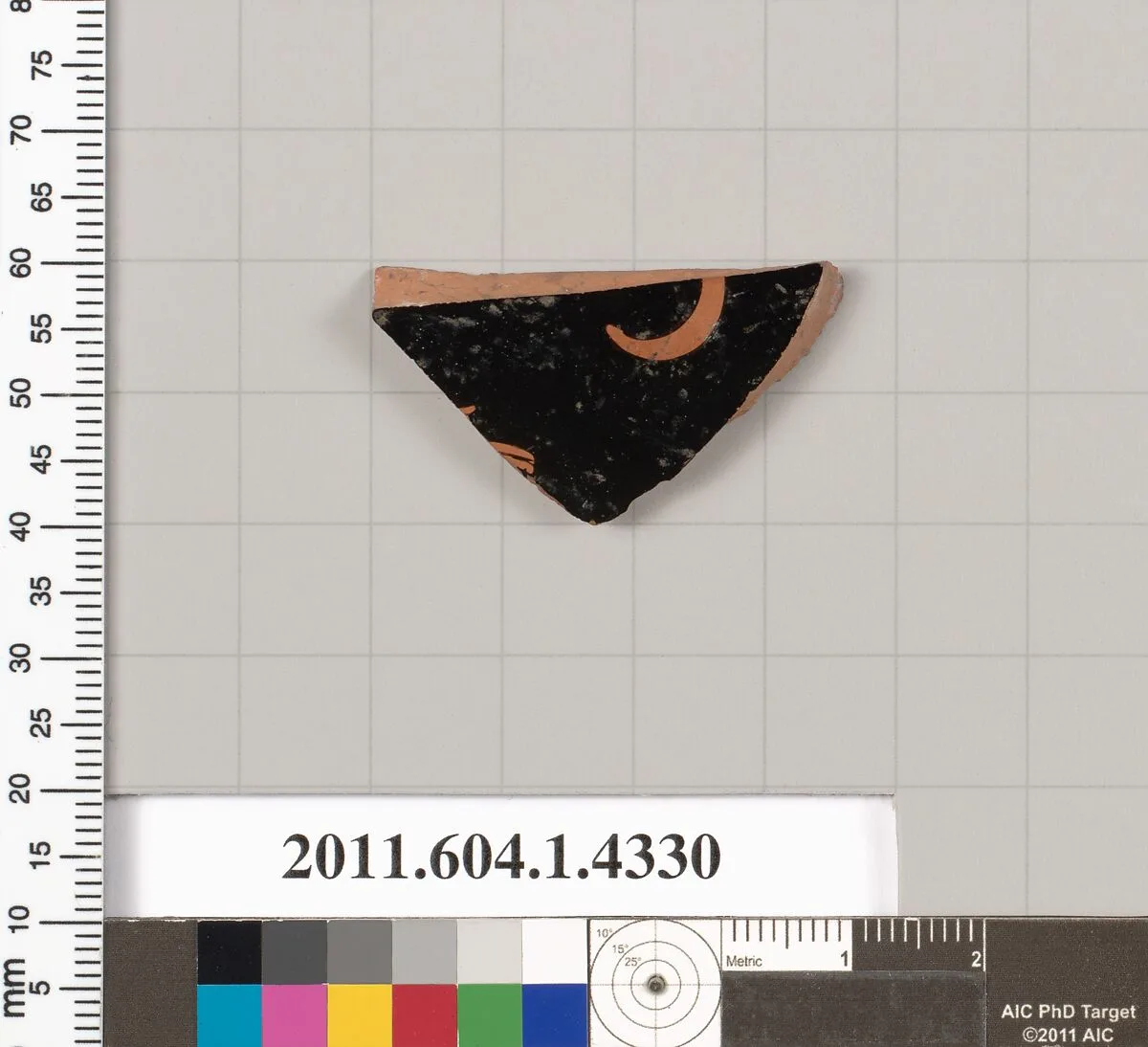 Terracotta fragment of a kylix (drinking cup) — Unknown