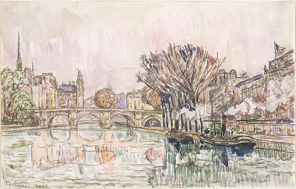 The Pont Neuf, Paris — Paul Signac