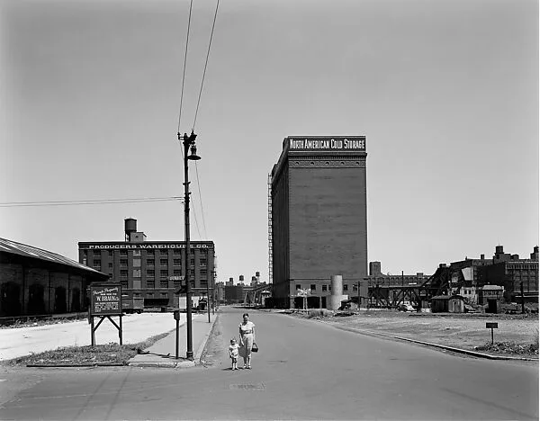 Eleanor and Barbara, Warehouse District, Chicago — Harry Callahan