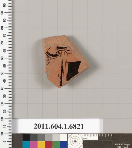 Terracotta fragment of a kylix (drinking cup)