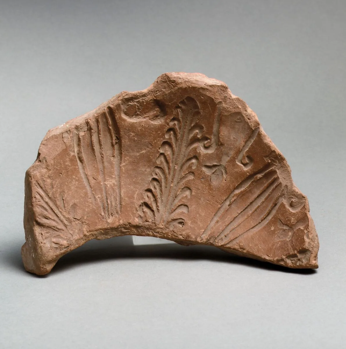 Terracotta fragment of a mold for a Megarian bowl — Unknown