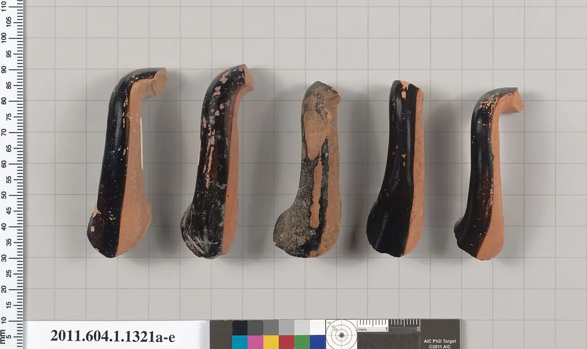 Terracotta fragments of kylikes (drinking cups) — Unknown