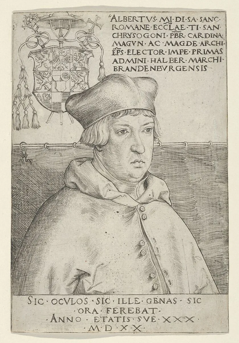 Cardinal Albrecht of Brandenburg — Lucas Cranach the Elder