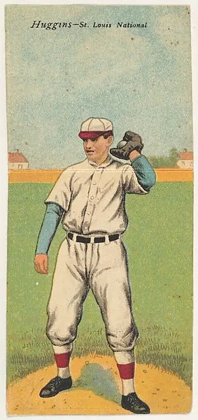 Huggins, St. Louis, National League, from the Mecca Double Folder series (T201) — Mecca Cigarettes