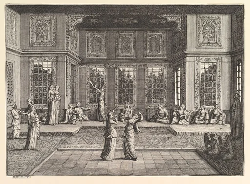 The Seraglio (Aubry de La Mottraye's "Travels throughout Europe, Asia and into Part of Africa...," London, 1724, vol. I, pl. 18)