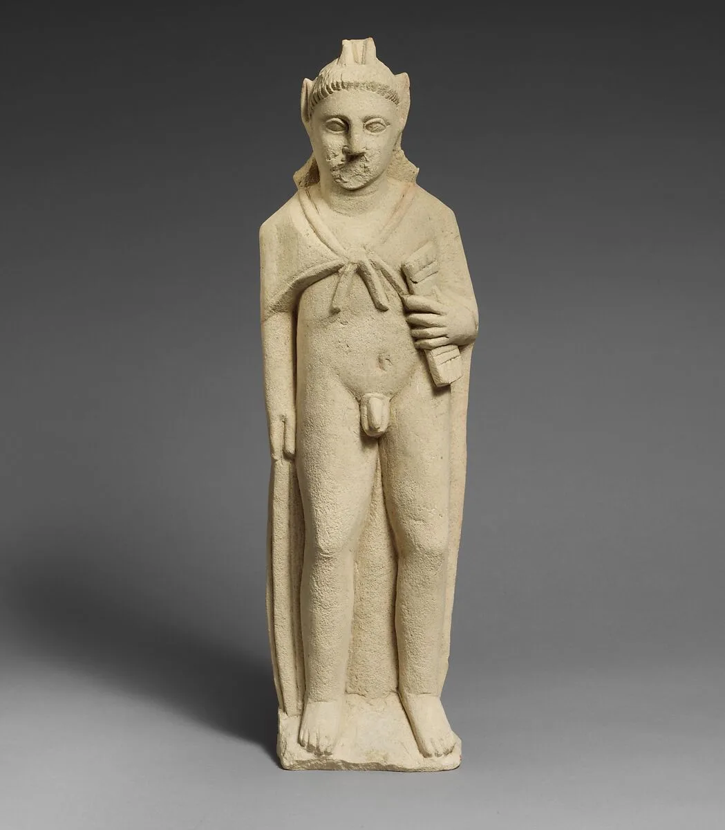 Limestone statuette of Pan — Unknown