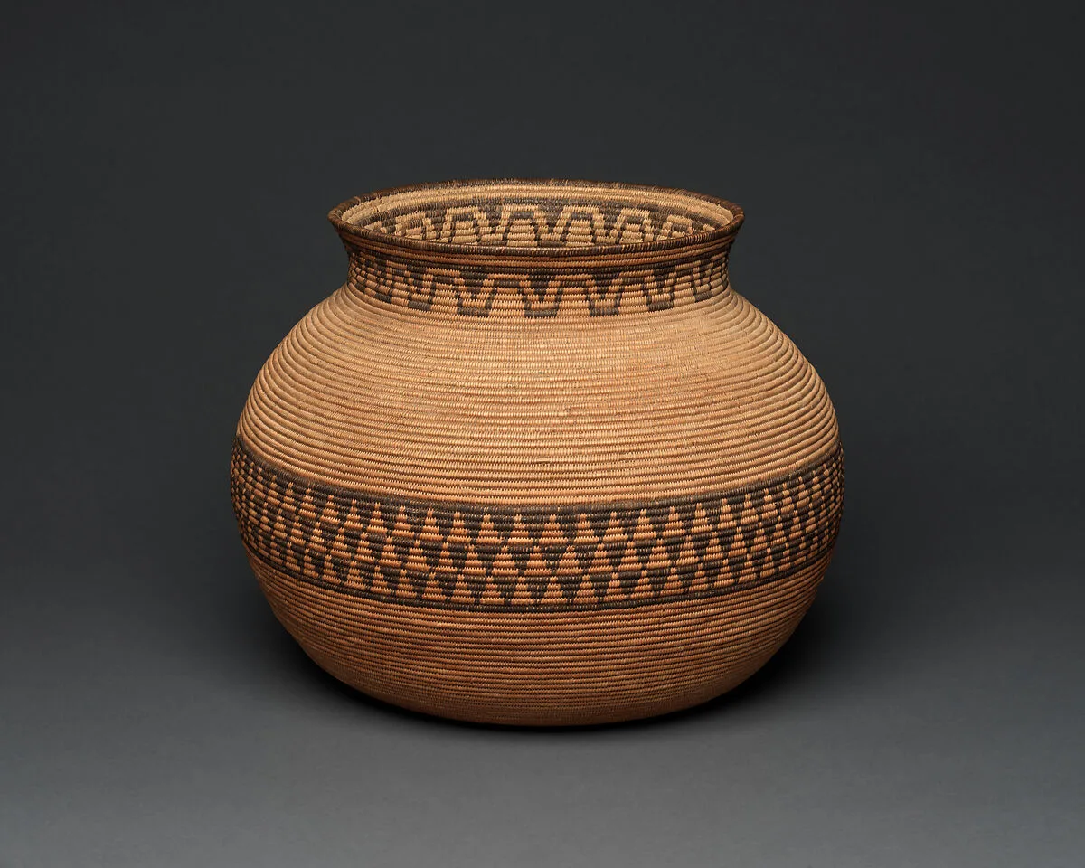 Basket jar — Unknown