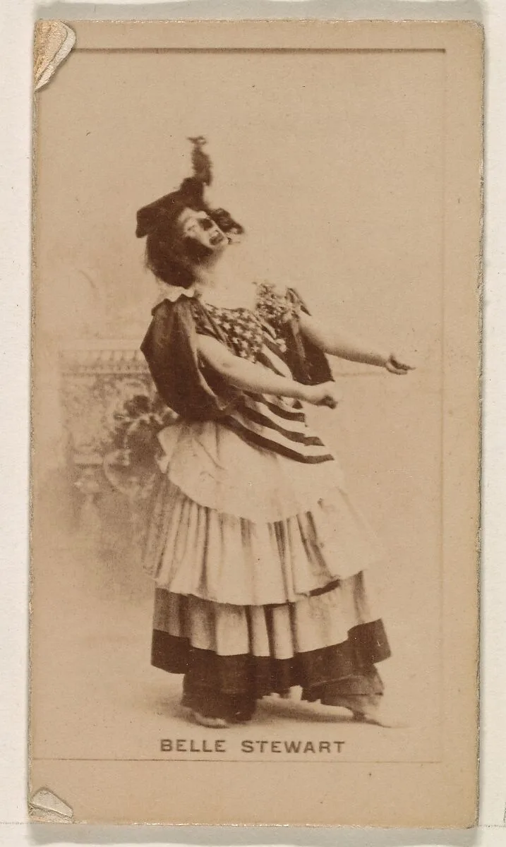 Belle Stewart, from the Actresses series (N245) issued by Kinney Brothers to promote Sweet Caporal Cigarettes — Kinney Brothers Tobacco Company
