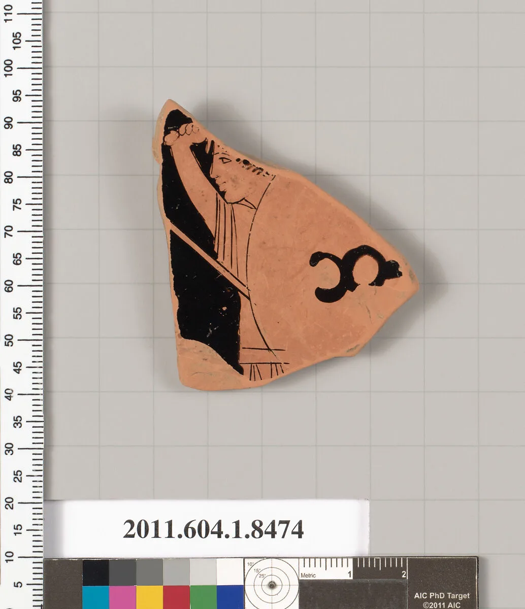 Terracotta fragment of a stemless kylix (drinking cup) — Unknown