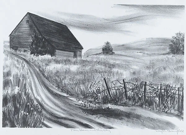 The Barn and the Sky — Dayton Brandfield|WPA